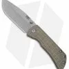 McNees Knives MAC2-3.5 Green Frame Lock Knife Frag (3.5" Matte SW) MagnaCut