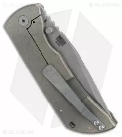 McNees Knives MAC2-3.5 Green Frame Lock Knife (3.5" Matte SW) MagnaCut -Bladehq Knives Sales McNees Knives MAC2 3.5 Green Frame Lock Knife Matte SW BHQ 180650 KC side