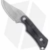 Mercury Kali Clip Point Mini Fixed Blade Knife Black G10 (2.25" SW)