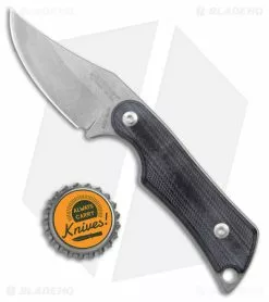 Mercury Kali Clip Point Mini Fixed Blade Knife Black G10 (2.25" SW) -Bladehq Knives Sales Mercury Kali CP Mini Fixed Blade Black Micarta SW BHQ 179580 jr bottlecap