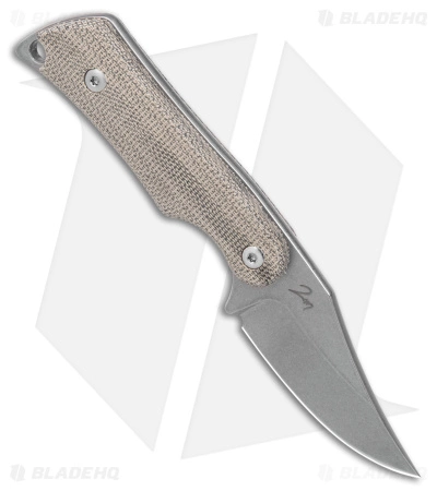 Mercury Kali Clip Point Mini Fixed Blade Knife Green Micarta (2.25" SW) Mercury Kali Clip Point Mini Fixed Blade Knife Green Micarta (2.25" SW) -Bladehq Knives Sales Mercury Kali CP Mini Fixed Blade Green Micarta SW BHQ 179585 jr spine