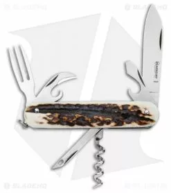 Mercury 7-in-1 Multi-Purpose Penknife Stag (3" Polish) 913-6DC