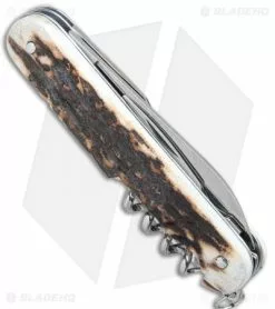 Mercury 7-in-1 Multi-Purpose Penknife Stag (3" Polish) 913-6DC -Bladehq Knives Sales Mercury Multi Purpose Stag Handle 913 6DC BHQ 125004 jr side