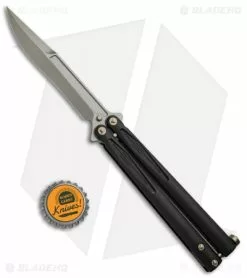 Microtech Tachyon III Balisong Butterfly Black (4.5" Bronze) 173-13 -Bladehq Knives Sales Microtech Tachyon III Balisong Butterfly Black Bronze 173 13 BHQ 74512 jr bottlecap