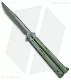 Microtech Tachyon III Balisong Butterfly OD Green (4.5" OD Green) 173-1GR