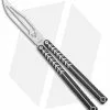 Nabalis + Will Hirsch The Vulp Butterfly Balisong Trainer Black Al (4.4" BB)