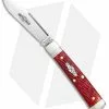 Great Eastern Cutlery GEC Northfield UN-X-LD Clip Point Pocket Knife Red Jigged Bone (2.6" Satin)