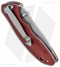 Old Timer Assisted Opening Knife Rosewood (3" Bead Blast) 1100030 -Bladehq Knives Sales Old Timer Assisted Opening Rosewood BB 1100030 BHQ 93620 jr side