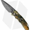 Pro-Tech Lerch TR-5 Skull Custom Spring Assisted Knife Splash (3.25" Damascus)