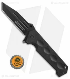 Puma SGB Blackcat 45 Tanto Spring Assisted Knife Black G-10 (3.375" Black) -Bladehq Knives Sales Puma SGB Blackcat 45 Tanto black G10 black BHQ 60185 er bottlecap