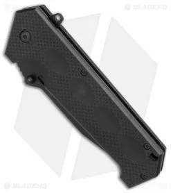 Puma SGB Blackcat 45 Tanto Spring Assisted Knife Black G-10 (3.375" Black) -Bladehq Knives Sales Puma SGB Blackcat 45 Tanto black G10 black BHQ 60185 er spine