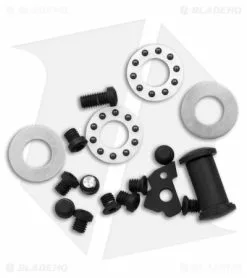 Renegade Provisions G.O.M. Frame Lock Knife Ti/Green Micarta (3.25" Black SW) -Bladehq Knives Sales Renegade Provisions GOM FLK Ti Green Micarta 3in Black SW BHQ 178587 td screws