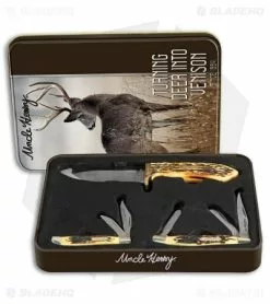 Bladehq Knives Sales -Bladehq Knives Sales Schrade uncle henry 3 piece lim edition gift set BHQ 89442 jr