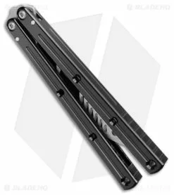 Squid Industries Krake Raken Butterfly Trainer V2.5 Black (4.4" SW) -Bladehq Knives Sales Squid Industries Krake Raken Butterfly Trainer V2.5 Black SW BHQ 177512 jr side
