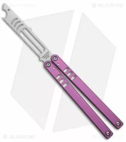 Squid Industries Mako V4.5 Bottle Opener Balisong Trainer Pink (4.3" SW)