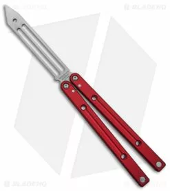 Squid Industries Squidtrainer V4 Butterfly Balisong Trainer Red (4.5" SW)