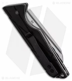 StatGear LEDGE Slip Joint Knife Black (2.625" Satin D2) -Bladehq Knives Sales StatGear Ledge Slip Joint Knife Black 113BLK BHQ 97651 ns side