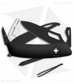 Swiza SH06 Tick Tool Swiss Single Hand Knife Black (3" Black)