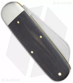 Great Eastern Cutlery GEC Tidioute Cutlery #36 Toe Nail Clipper Knife Ebony Wood (3" Satin) 363122 -Bladehq Knives Sales Tidioute Cutlery Toe Nail Clipper Ebony Wood Satin BHQ 141230 jr side