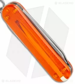 Victorinox Classic SD Fire Opal Polymer (2.25" Stainless Steel) -Bladehq Knives Sales Victorinox Classic SD Fire Opal Satin BHQ 133854 jr side