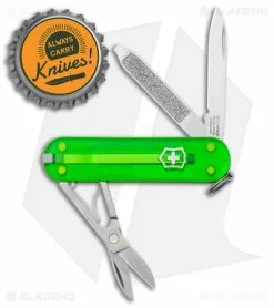 Victorinox Classic SD Green Tea Polymer (2.25" Stainless Steel) -Bladehq Knives Sales Victorinox Classic SD Green Tea Satin BHQ 133849 jr bottlecap
