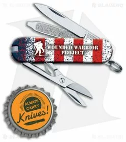 Victorinox Classic Swiss Army Knife WWP American Flag 55370.US2 -Bladehq Knives Sales Victorinox Classic Swiss Army Knife WWP American Flag 55370.US2 BHQ 96668 jr bottlecap