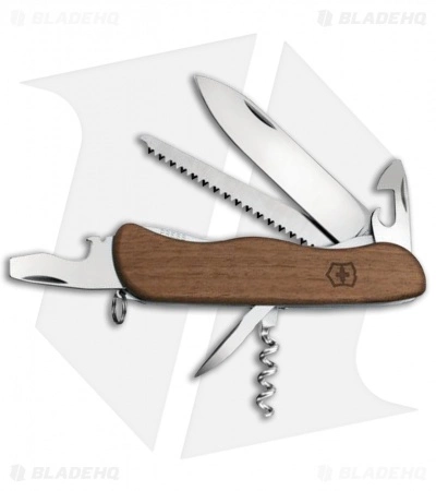 Victorinox Forester Swiss Army Knife Walnut Wood 0836163 Victorinox Forester Swiss Army Knife Walnut Wood 0836163 -Bladehq Knives Sales Victorinox MAP Forester Wood BHQ 81682 jr