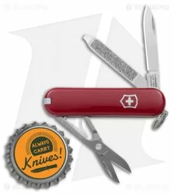 Victorinox Swiss Army Knife Classic SD Red 53001 -Bladehq Knives Sales Victorinox Swiss Army Knife Classic SD Red 53001 BHQ 2084 td size