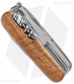 Victorinox SwissChamp Swiss Army Knife WWP Wood Handle 55076.US2 2 Victorinox SwissChamp Swiss Army Knife WWP Wood Handle 55076.US2 -Bladehq Knives Sales Victorinox Swiss Champ WWP Wood Handle 55076.US2 BHQ 96669 jr side