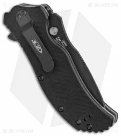 Zero Tolerance 0350 Assisted Opening Knife Black Cherry G-10 (3.25" Black) -Bladehq Knives Sales Zero Tolerance LL Black Cherry Black BHQ 125828 jr side