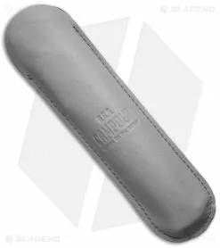 AGA Campolin 13" Bat Swinguard Automatic Knife Dark Horn (5.75" Satin Kriss) -Bladehq Knives Sales aga 13in swing bat dark horn kriss sheath cm