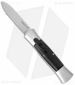 AKC 007 Concord OTF Automatic Knife White/Black (2.75" Satin Flat)