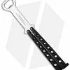 Folder-Tec The Bartender "Bottle-Fly" Butterfly Knife Bottle Opener (Black/Silver)