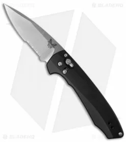 Benchmade Arcane Flipper AXIS-Assist Knife Black (3.2" Satin Serr CPM-S90V) 490S