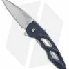 Buck Knives Buck Rush Spring Assisted Knife Blue Aluminum (2.5" Satin) 0290BLS1