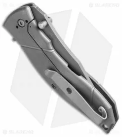 Combative Edge Draco D1 Spring Assisted Knife Gray (3.5" Bead Blast) -Bladehq Knives Sales combative edge draco tux gray side cm