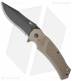 Combative Edge M1-Assist Knife Flat Dark Earth (3.875" Black)