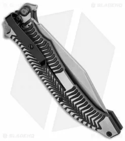 HTM Knives HTM Darrel Ralph AXD 5.5 Spring Assisted Knife Two-Tone Ti (5.5" Stonewash) -Bladehq Knives Sales htm axd assist sw bowie cm side