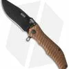 HTM Knives HTM Darrel Ralph Gun Hammer Bowie Spring Assisted Knife Copper (3.5" Black)