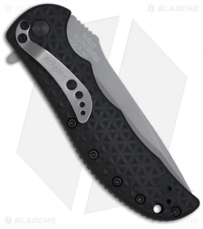 Kershaw Volt II Assisted Opening Knife Black (3.25" Bead Blast) 3650 Kershaw Volt II Assisted Opening Knife Black (3.25" Bead Blast) 3650 -Bladehq Knives Sales kershaw volt ii 3650 back