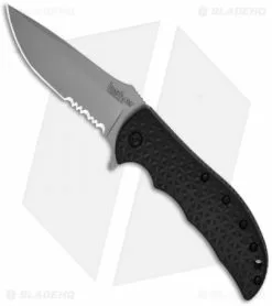 Kershaw Volt II Assisted Opening Knife Black (3.25" Bead Blast Serr) 3650ST