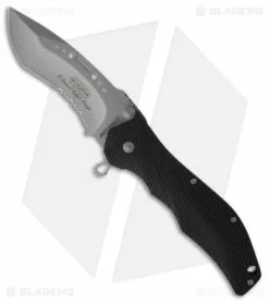 Meyerco Maxx-Q Spring Assisted Knife G-10 (3.25" Bead Blast Serr)