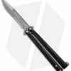 Microtech Tachyon III Balisong Butterfly Knife (4.5" Apocalyptic Serr) 173-11AP