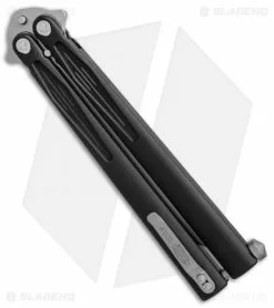Microtech Tachyon III Balisong Butterfly Knife (4.5" Bead Blast) 173-7 -Bladehq Knives Sales microtech tachyon III bali bb 173 7 BHQ 30342 er side