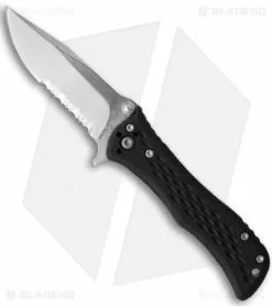 Ontario Knife Company Ontario Small Spring Assisted Knife (2.5" Satin Serr) OAOSS