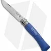 Opinel Knives No. 7 Stainless Steel Knife Blue Beechwood (3" Satin) #7 SS