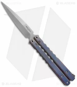Pro-Tech FlyFather Balisong Butterfly Knife W/ Clip (4.25" Stonewash)