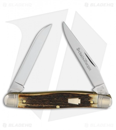 Queen Cutlery Muskrat Traditional Pocket Knife 3.5" Torched Stag KD66S Queen Cutlery Muskrat Traditional Pocket Knife 3.5" Torched Stag KD66S -Bladehq Knives Sales queen cutlery muskrat torched stag BP 29137 jr