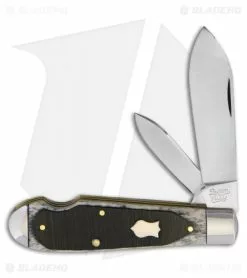 Queen Cutlery Queen City Teardrop Jack Traditional Pocket Knife 3" Bone 06QC