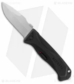 Schrade SCHA6L Drop Point Spring Assisted Knife (3.75" Bead Blast Plain)